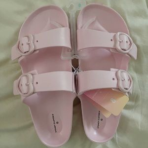 Stony Clover x Target pink slides